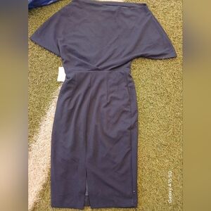 Alexia Admor One Shoulder Navy Dress